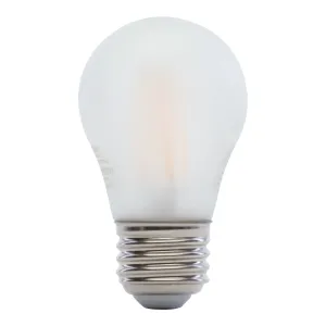 4.5W (40W Replacement) Soft White (2700K) E26 Base A15 Dimmable LED Frost Glass Filament Bulb (2-Pack)
