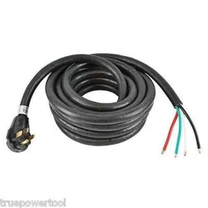 6/3 8/1 RV Power Cord 25 foot 50 amp "Life Line" with Loose End