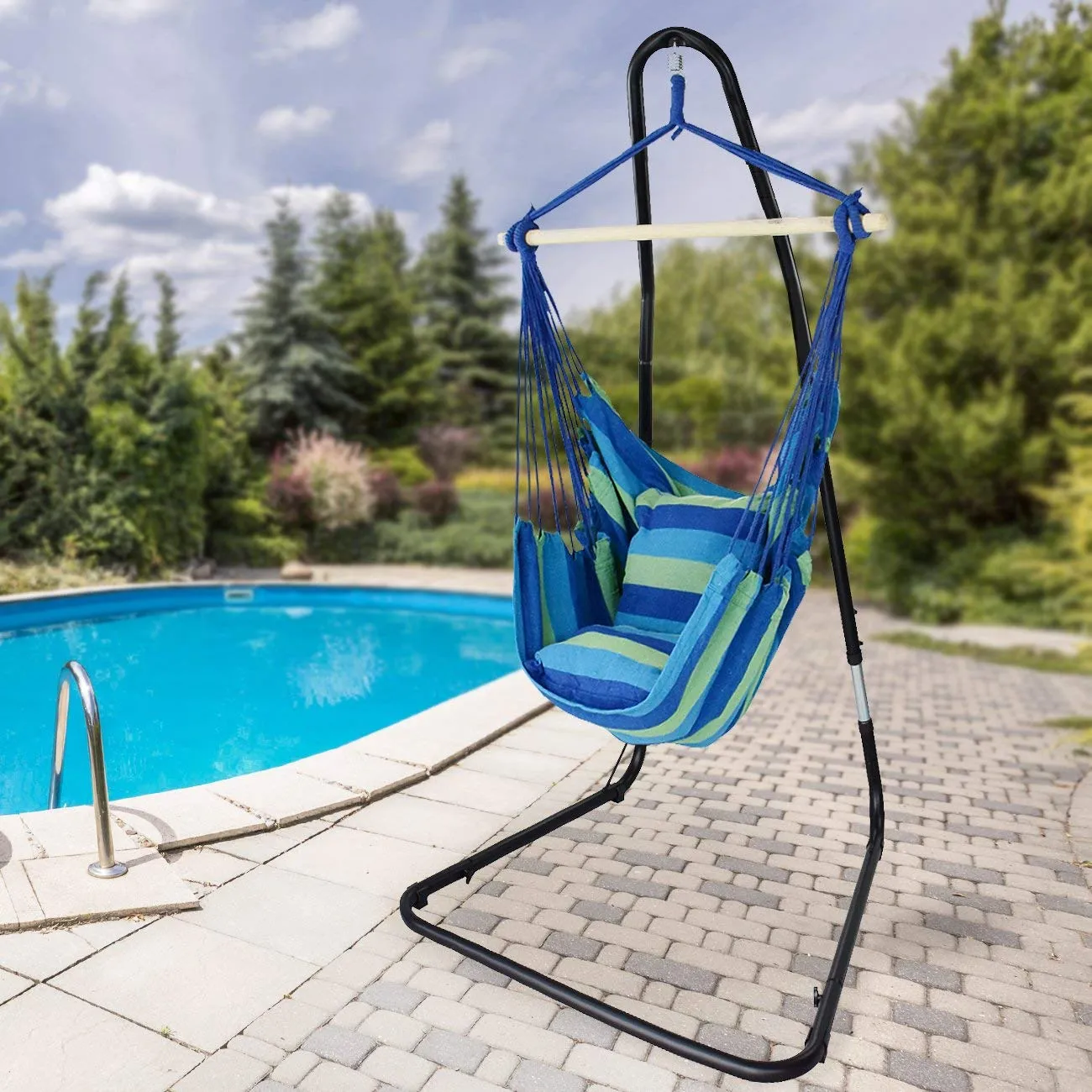 Adjustable Hammock Chair Swing & Stand