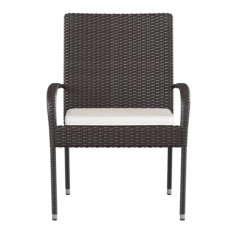 Alamont Home - Maxim Patio Chair (set of 4) - Espresso/Cream