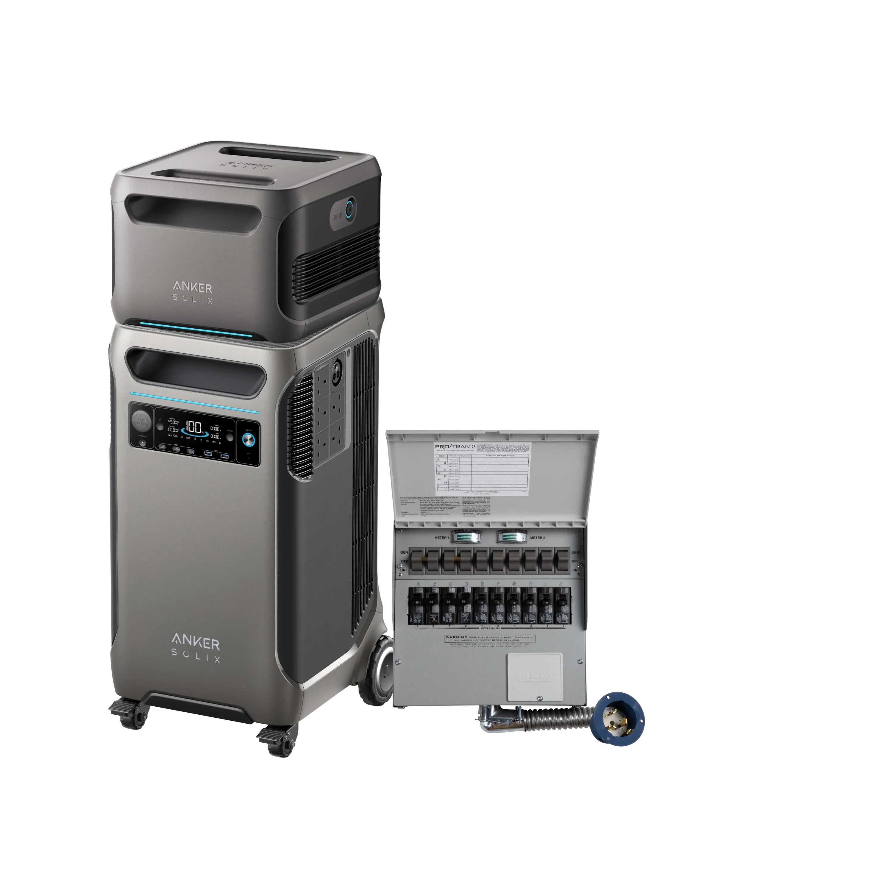 Anker SOLIX F3800   Expansion Battery   Home Backup Kit (Transfer switch)