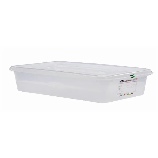 Araven Gastronorm Storage Container  FULL SIZE 100mm Deep 13L (Pack of 6)