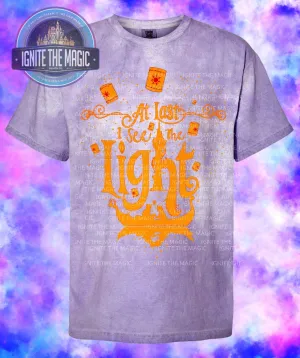 At Last I See the Light [Revamp] - Comfort Colors Tie Dye Unisex Tee