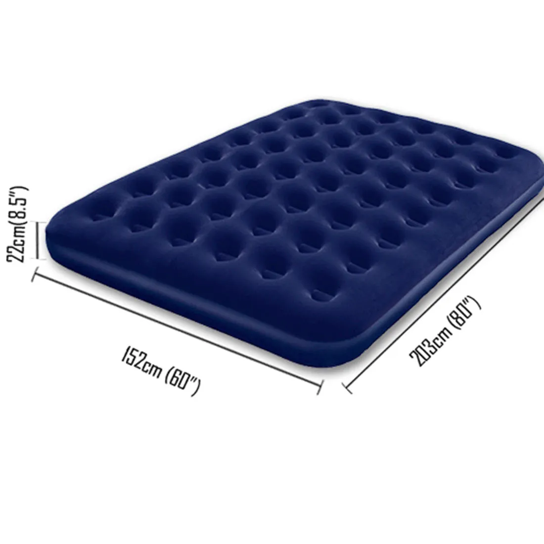 Bestway Comfort Quest Inflatable Flocked Air Bed Mattress Queen