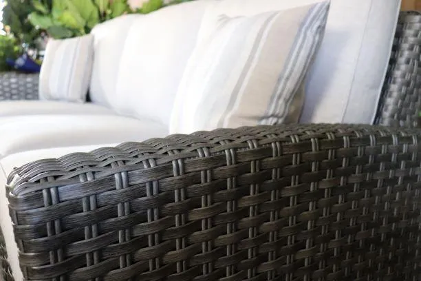 BISCAYNE 3 PIECE SEATING SET - Sofa, Club Chair, and Swivel Glider