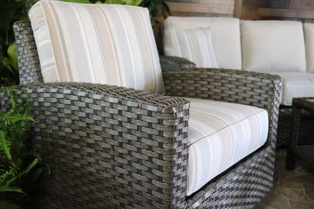 BISCAYNE 3 PIECE SEATING SET - Sofa, Club Chair, and Swivel Glider
