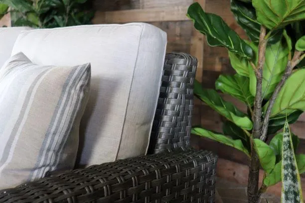 BISCAYNE 3 PIECE SEATING SET - Sofa, Club Chair, and Swivel Glider