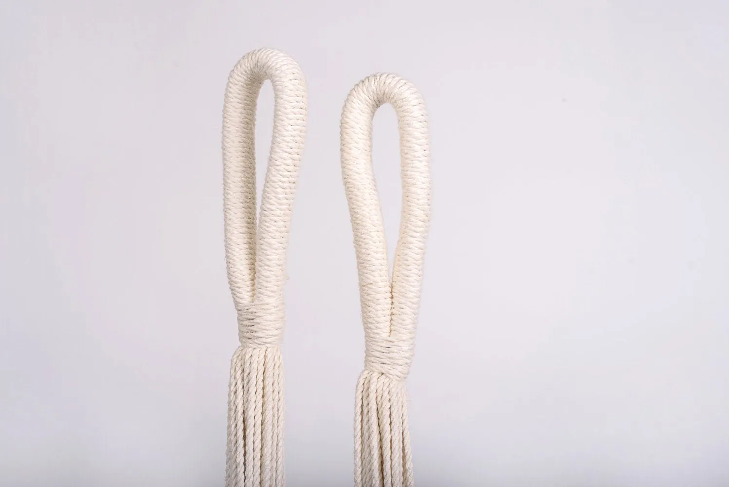 Boho Natural Cotton Hammock with Tassels