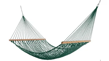 Carolina Hammocks Large WeatherSmart Rope Hammock - Green