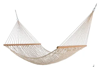 Carolina Hammocks Large WeatherSmart Rope Hammock - Oatmeal