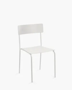 Chair S without armrests aluminium sand August