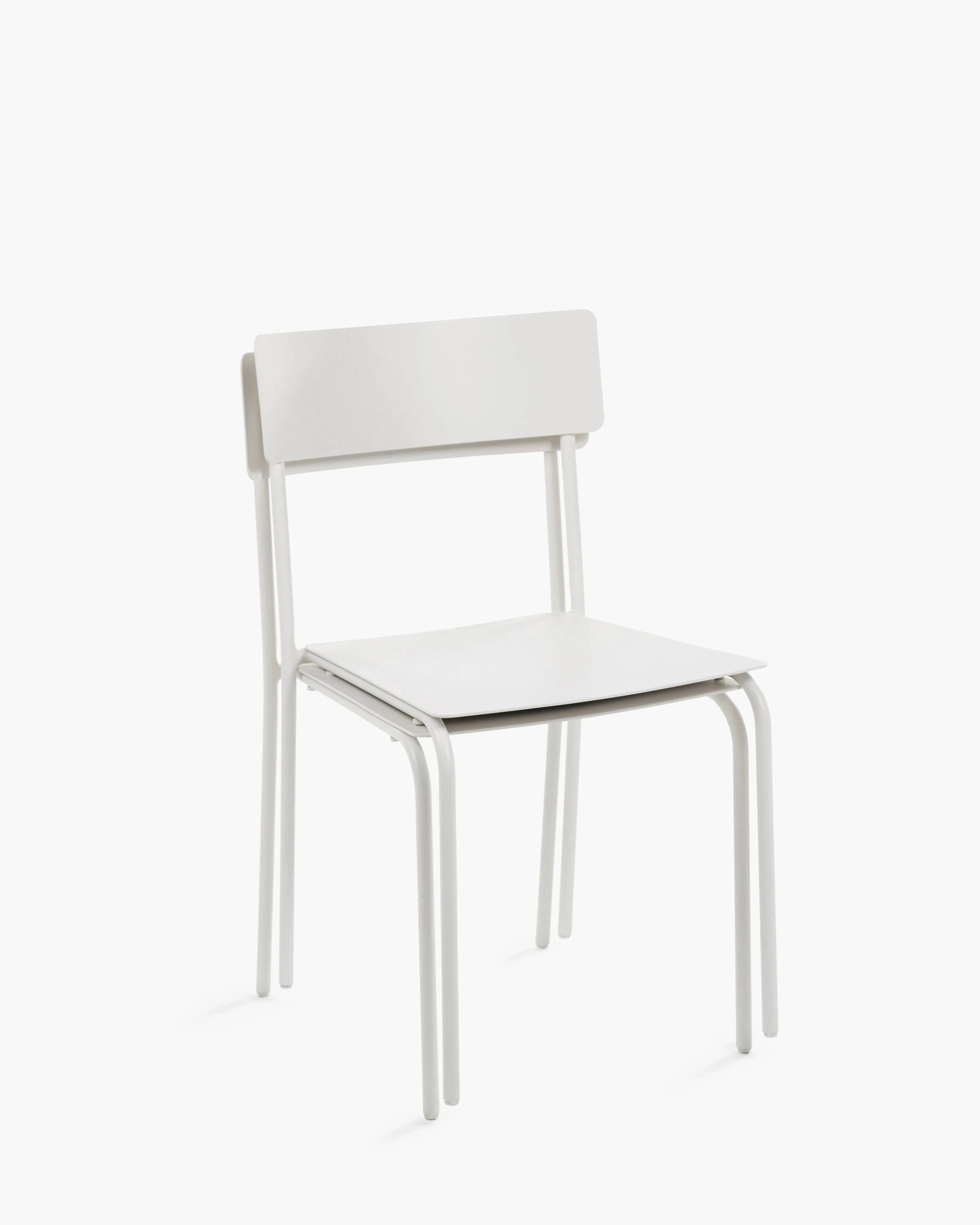 Chair S without armrests aluminium sand August