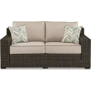 Coastline Bay Outdoor Loveseat with Cushion