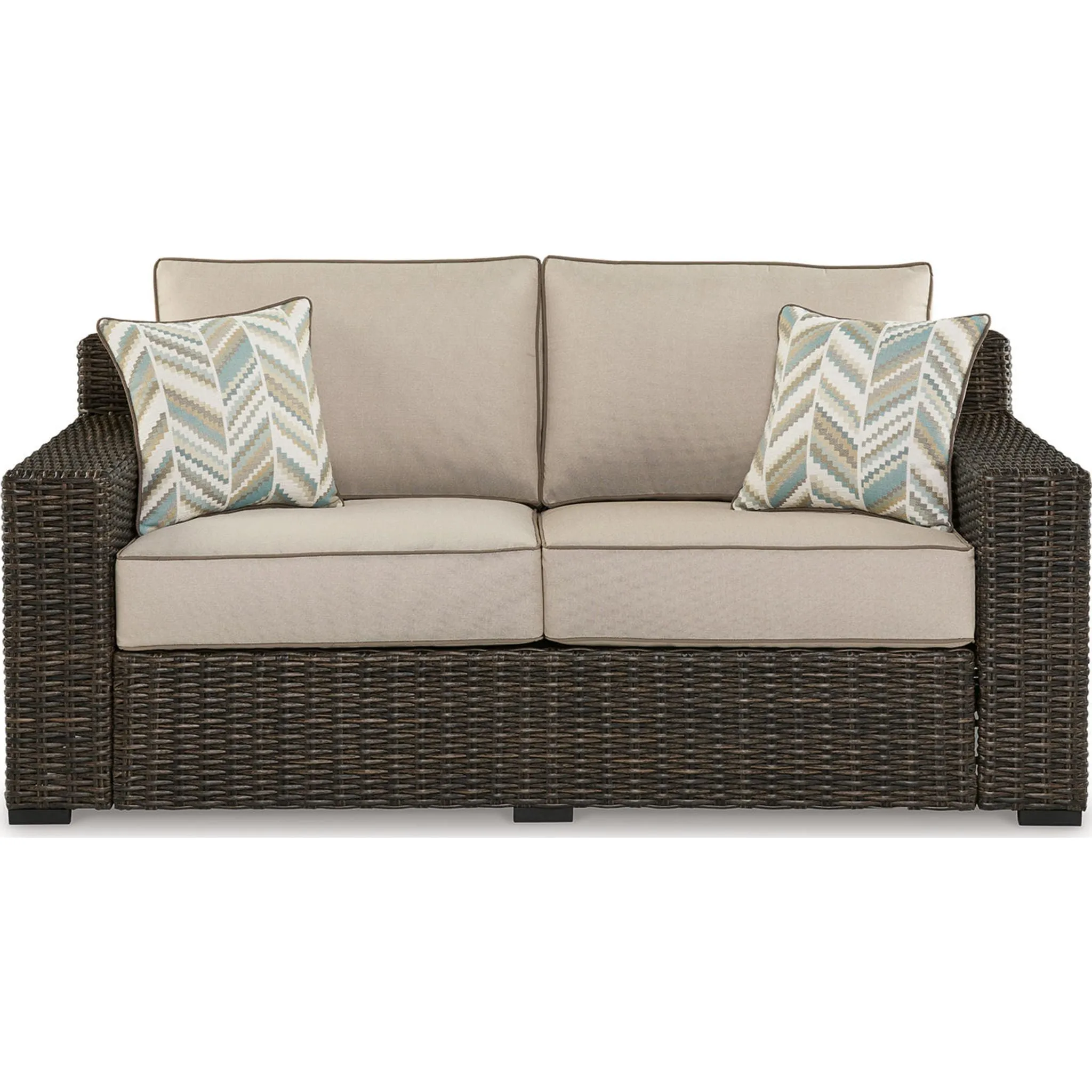 Coastline Bay Outdoor Loveseat with Cushion