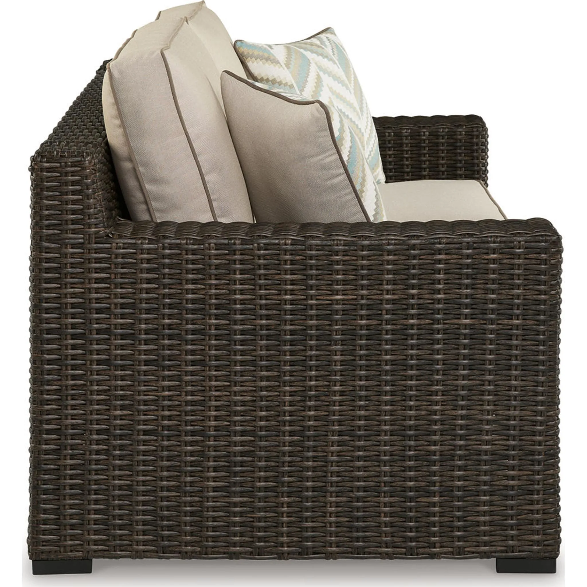 Coastline Bay Outdoor Loveseat with Cushion
