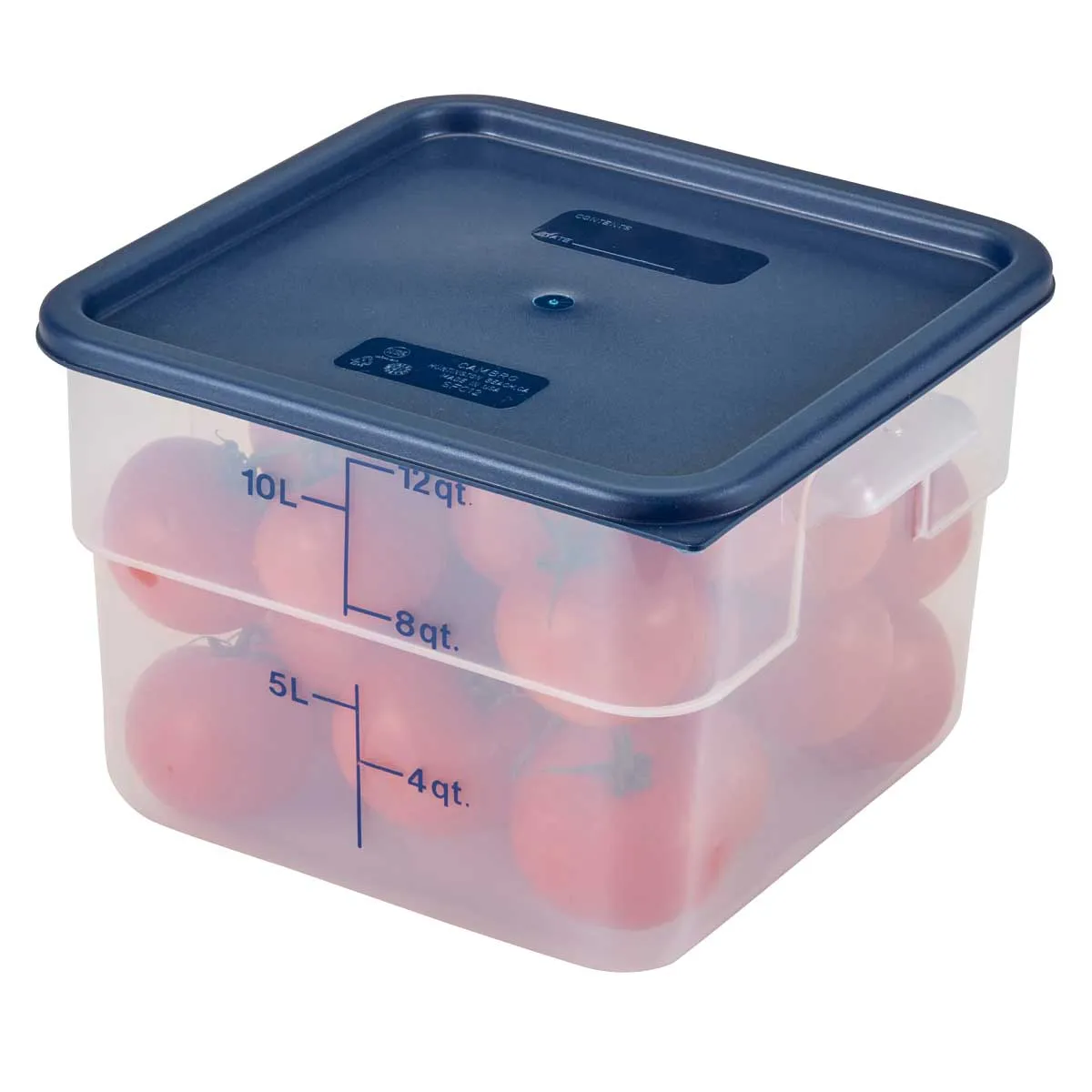 Culinary Essentials by Cambro SFC12453 CamSquare Storage Container Lid, Midnight Blue, 12, 18 & 22 qt.