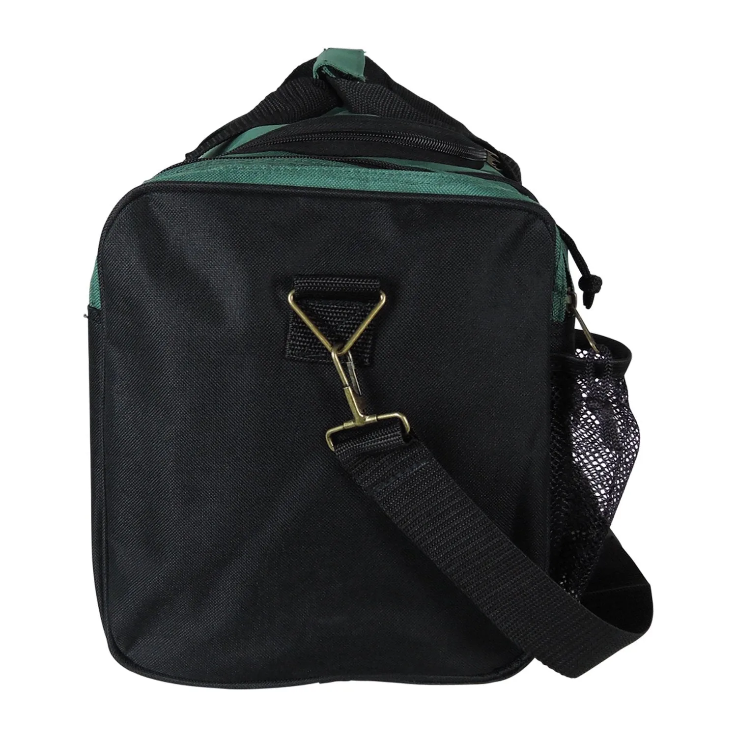 Dalix 20 Inch Sports Duffle Bag with Mesh and Valuables Pockets, Dark Green