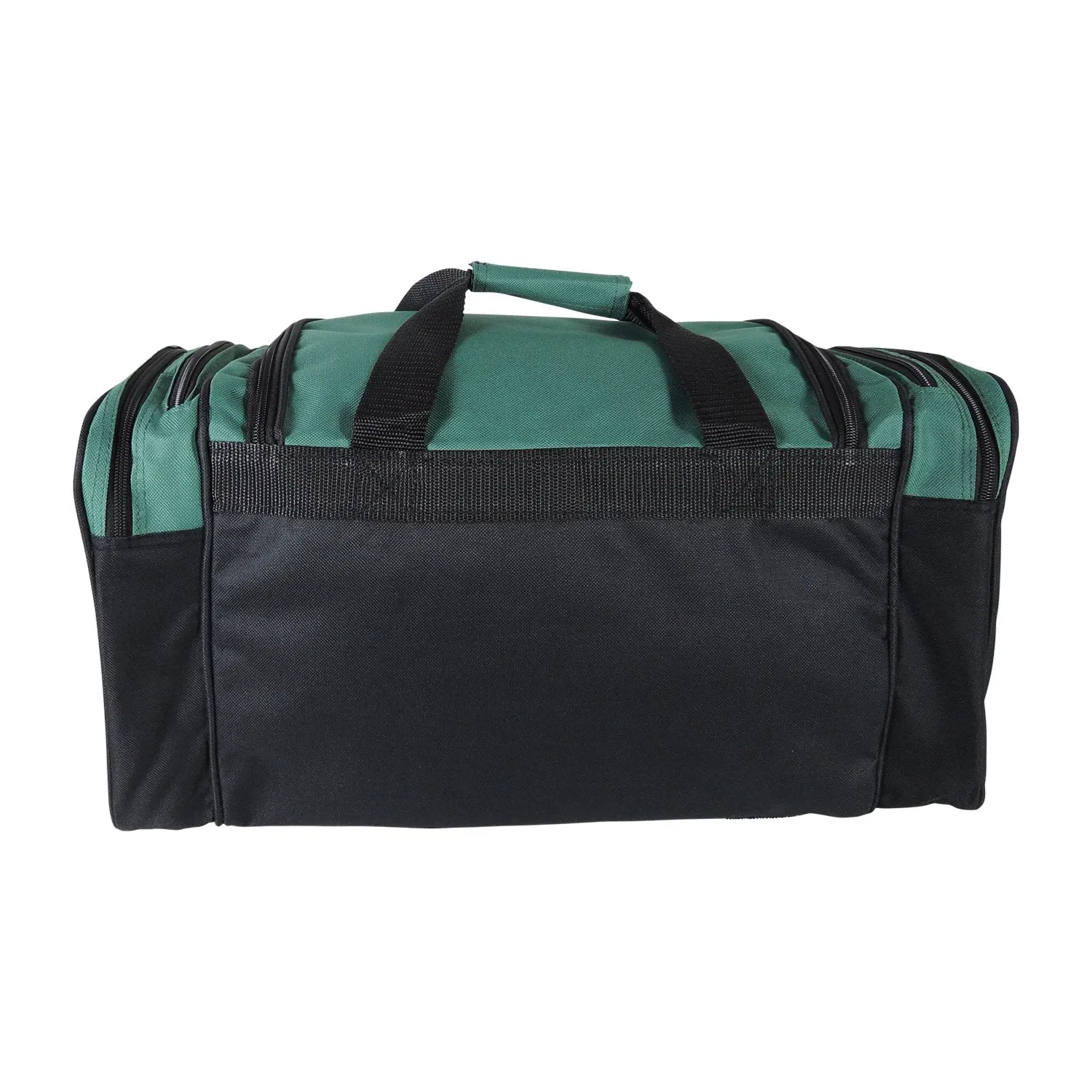 Dalix 20 Inch Sports Duffle Bag with Mesh and Valuables Pockets, Dark Green