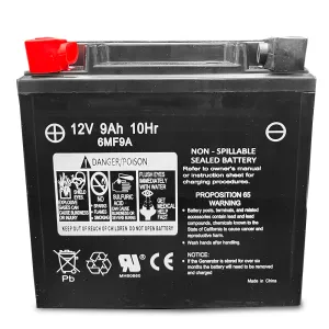 DuroMax Power Portable Generator Replacement Battery - 12V 9aH