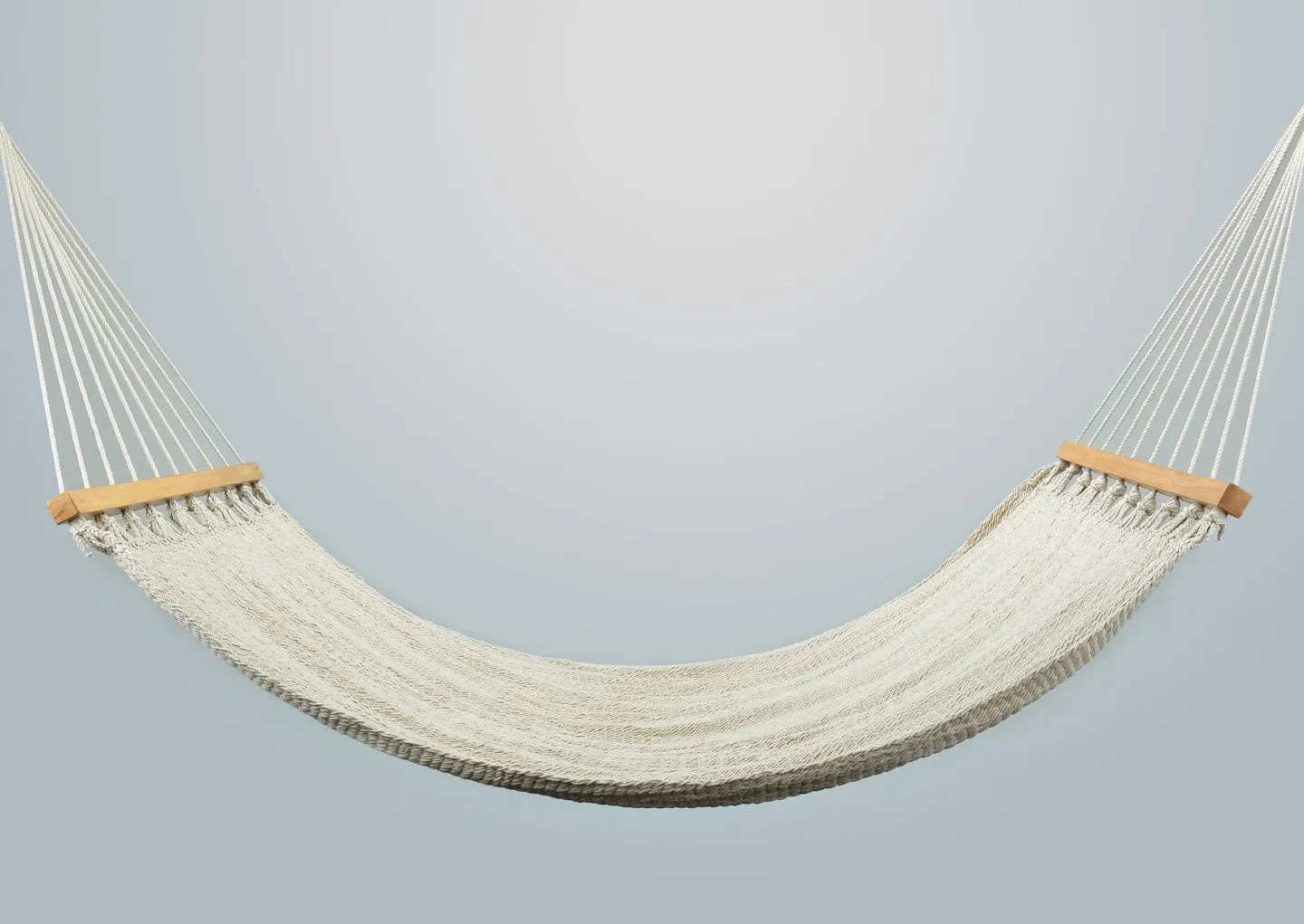 Earth Organic Natural Cotton Hammock (Wooden Bar)