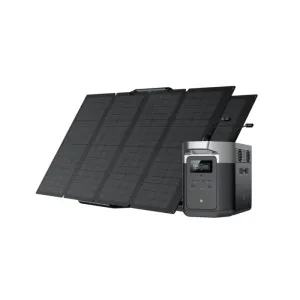 EcoFlow DELTA Max 2000   2 x 160W Solar Panels