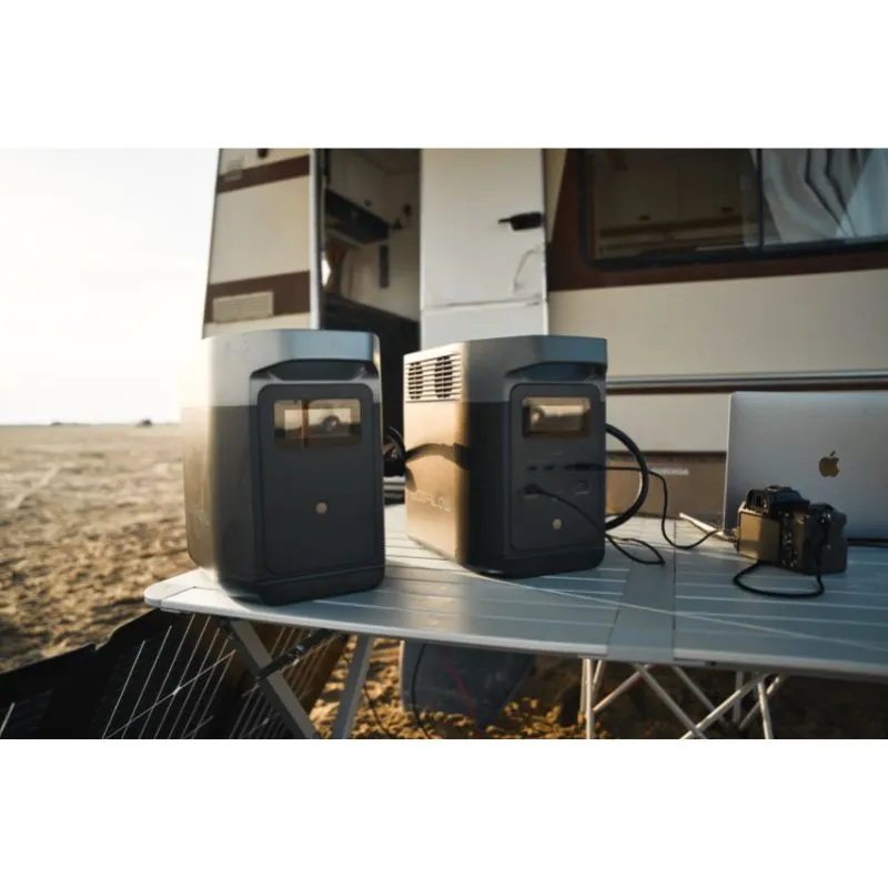 EcoFlow Delta2 1,800W / 1,024wH Portable Power Station | Expandable Lithium Solar Generator