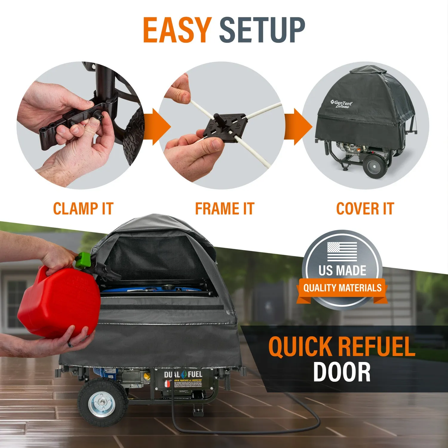 Extreme Black Cover Universal Kit for Open Frame Generator