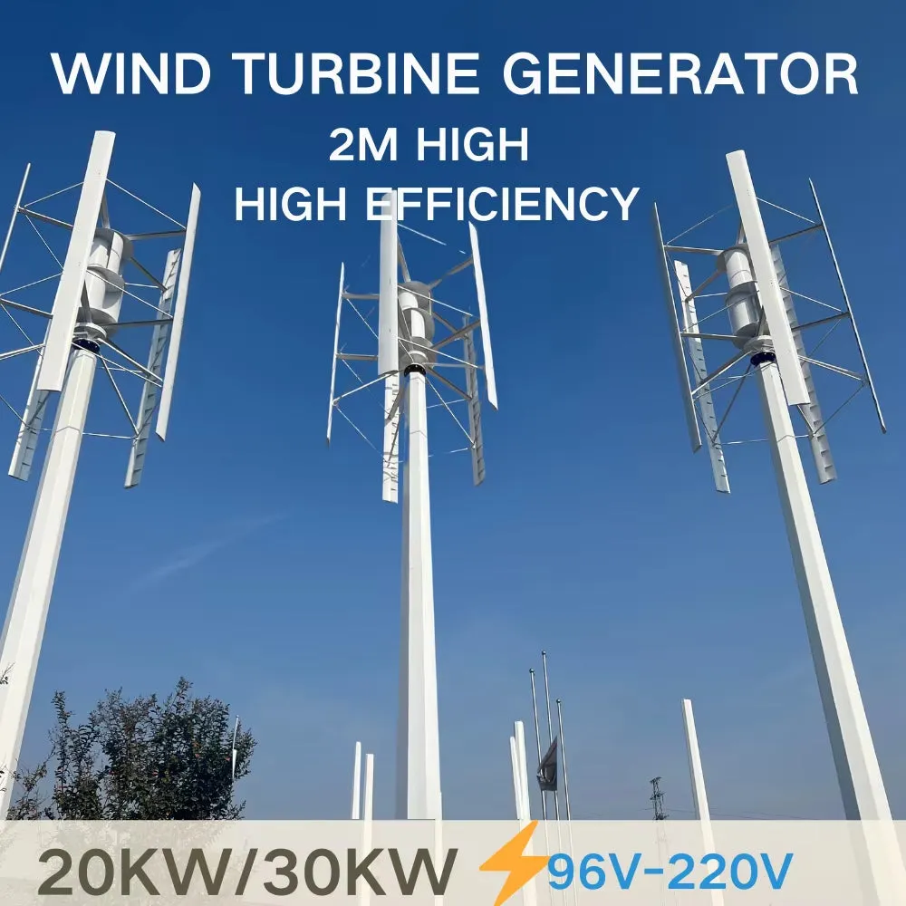 Free Shipping Wind Turbine Free Energy 3 5 Blades 30KW 20KW 110V 120V 220V 380V with on Grid System Home Appliance for Farm Use