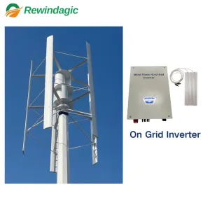 Free Shipping Wind Turbine Free Energy 3 5 Blades 30KW 20KW 110V 120V 220V 380V with on Grid System Home Appliance for Farm Use