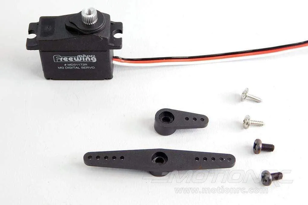 Freewing 17g Digital Metal Gear Reverse Servo with 100mm (4") Lead