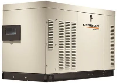 Generac Automatic Standby Generator' Single Phase' 25 Kw' Liquid Cooled' Steel Enclosure