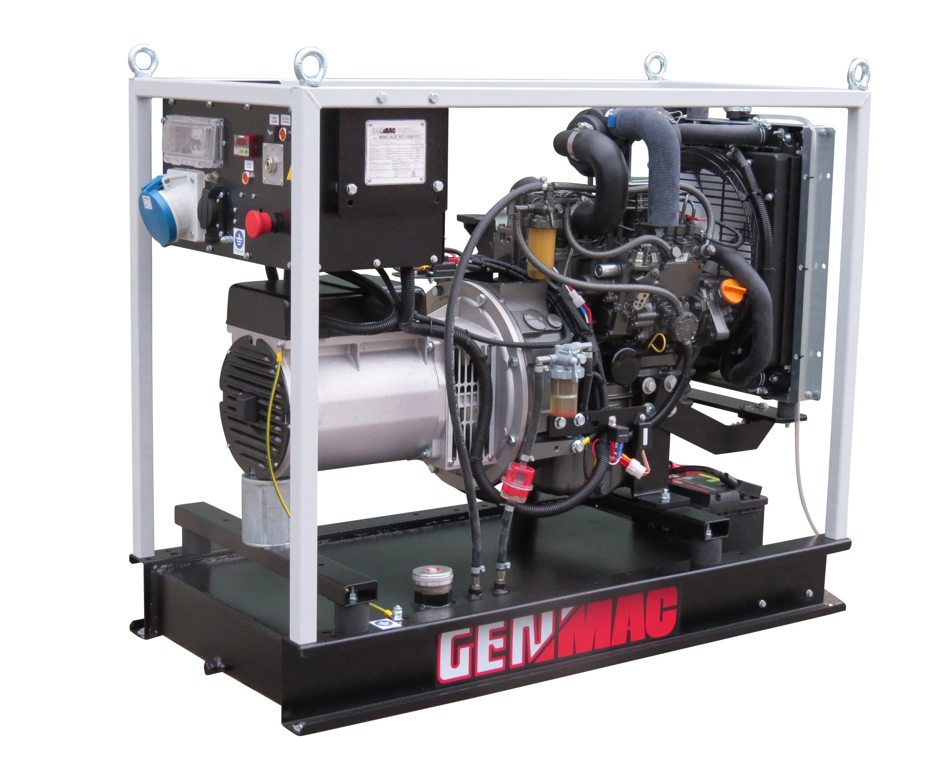 Genmac Minicage RG11000YEO Yanmar Diesel Generator 11.8kVA 230v