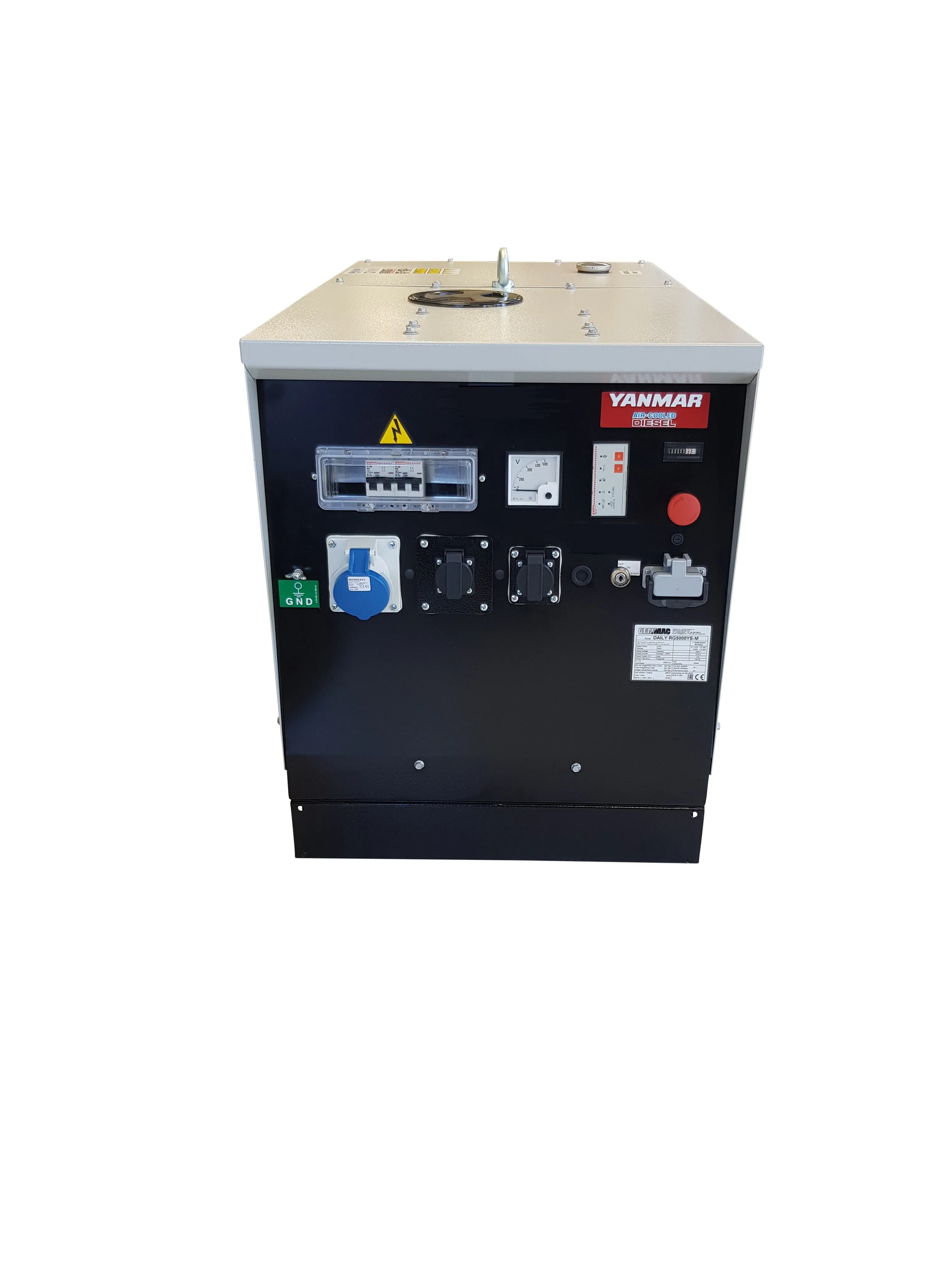 Genmac RG5000YS Yanmar Diesel Generator 6.1kVA Silenced 230v