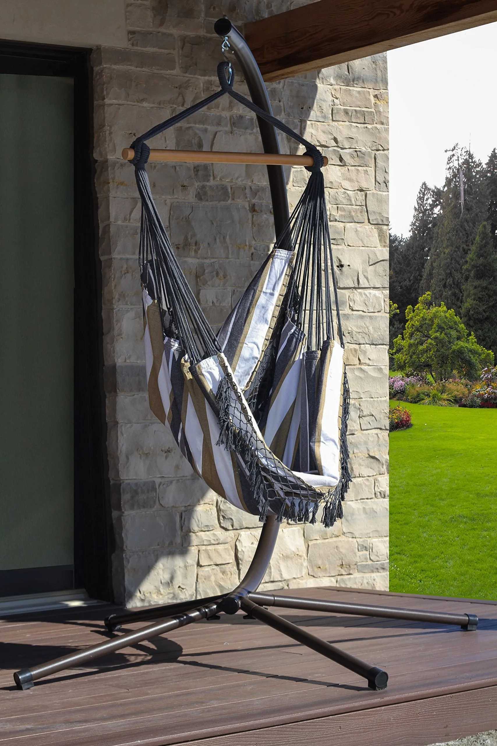 Hammock Black & White Chair - Vivere