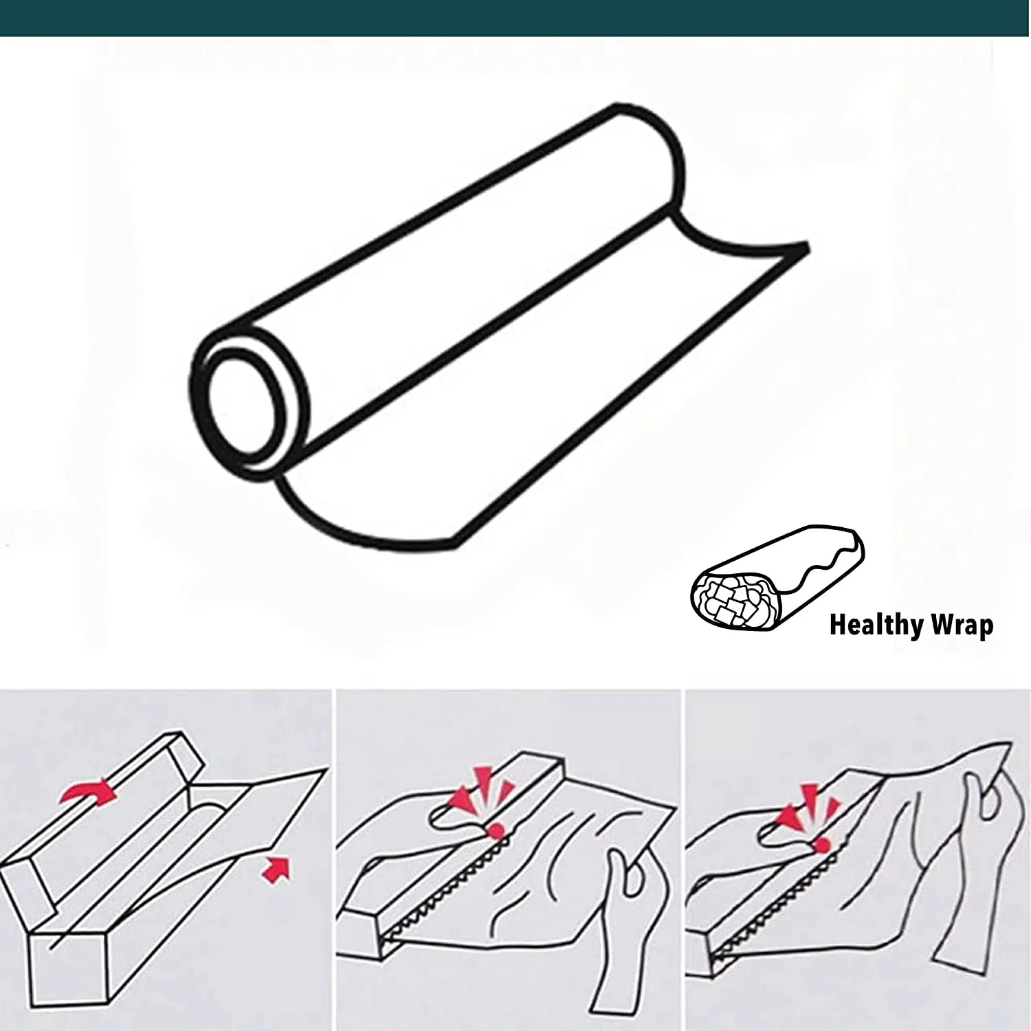 Heavy Duty Butter Paper Roll for Baking and Packaging- 21Mtr