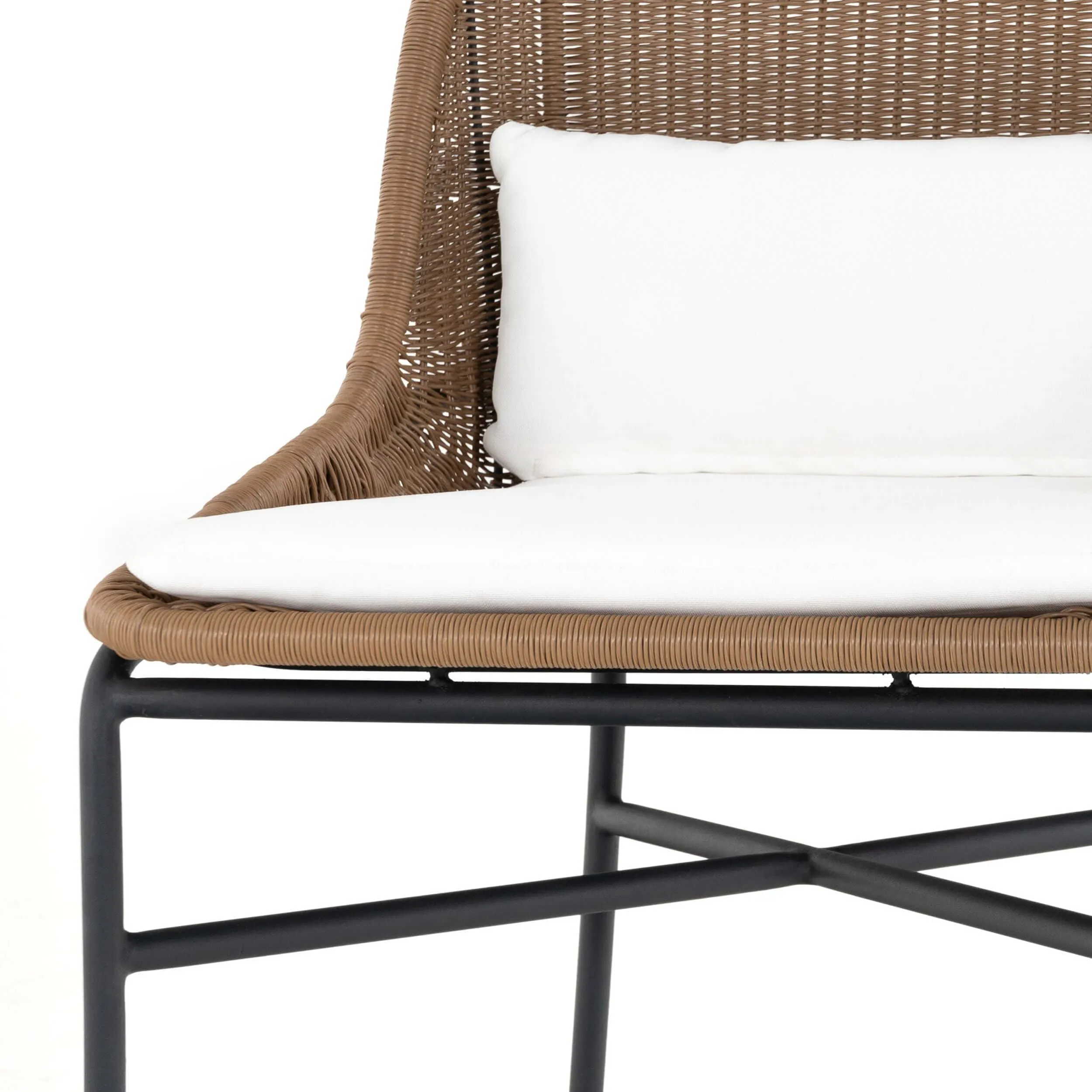 Jericho Outdoor Dining Chair, Natural Fawn, Set of 2