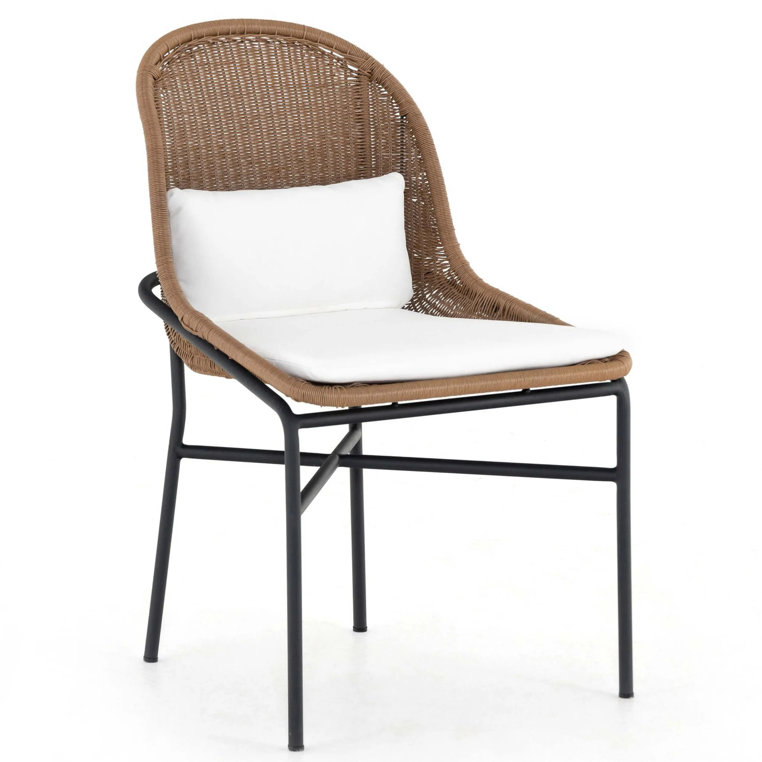 Jericho Outdoor Dining Chair, Natural Fawn, Set of 2