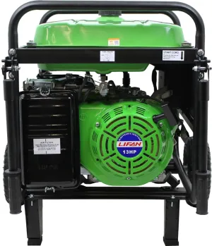 Lifan Energy Storm Series 6600 Portable Generator, 20/30 A, 120 V, 6600 W Output, Gasoline, 6.5 gal Tank, Recoil Start :EA: QUANTITY: 1