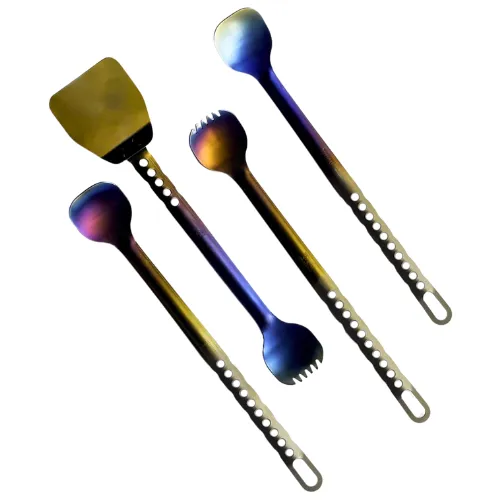 Long Titanium Spork by Brautigam Expedition Works