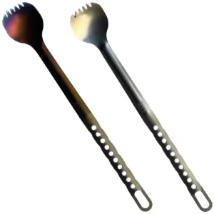 Long Titanium Spork by Brautigam Expedition Works