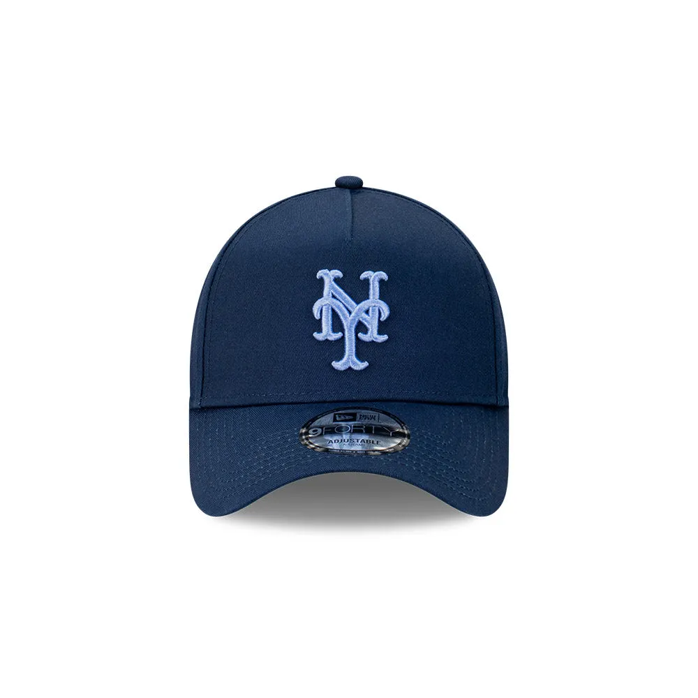New Era 9Forty A-Frame MLB Midnight Ice New York Mets