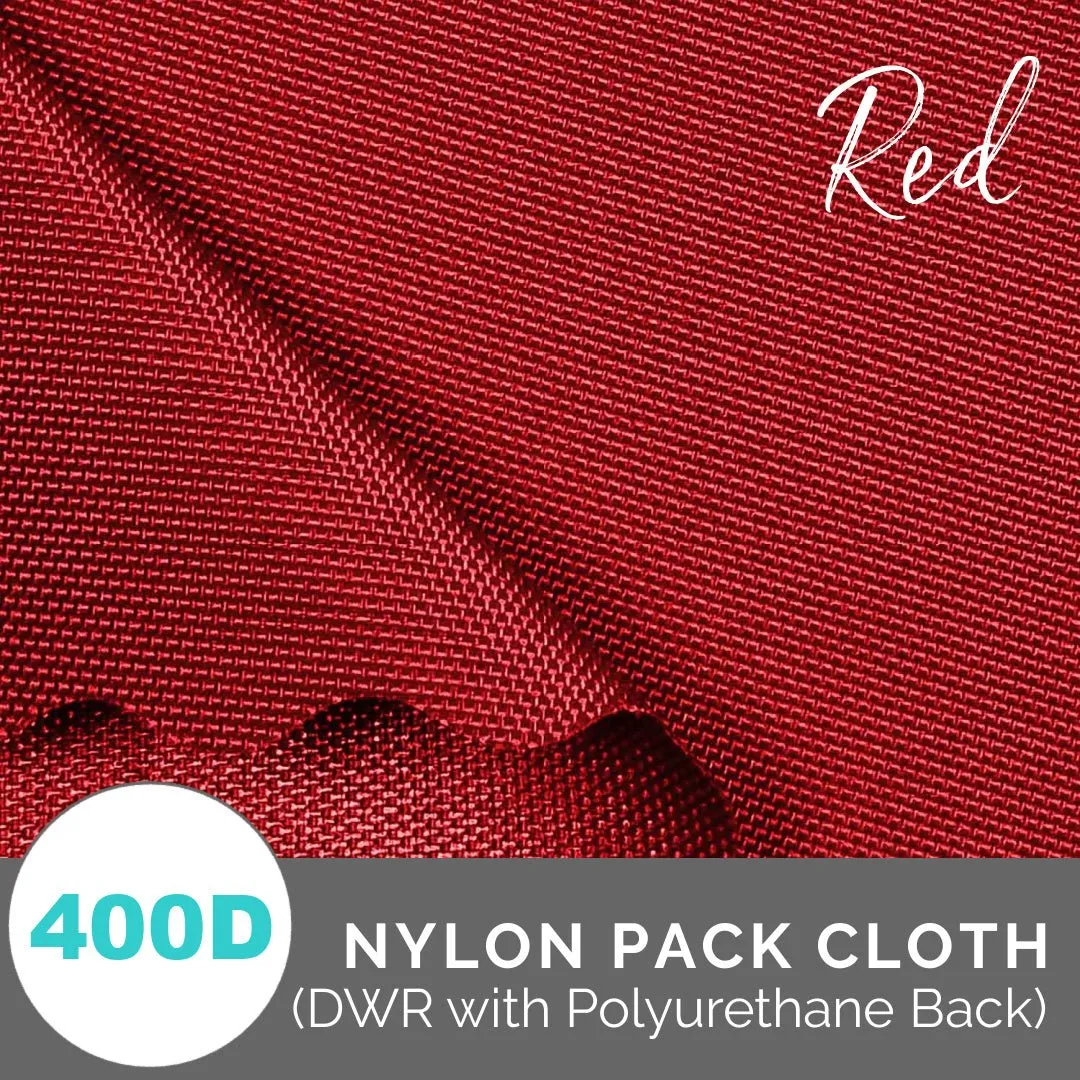 Nylon Pack Cloth (400 Denier) DWR, Urethane Coated
