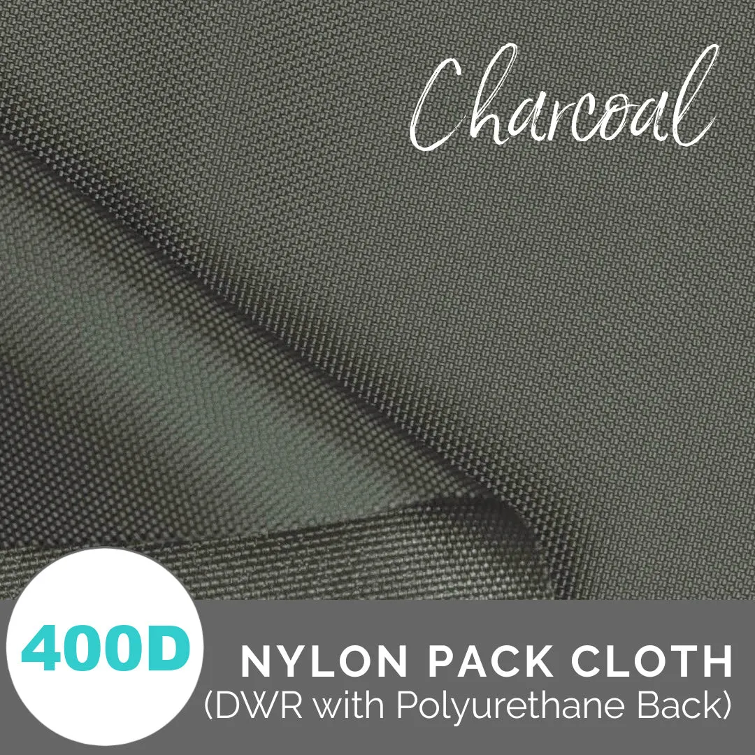 Nylon Pack Cloth (400 Denier) DWR, Urethane Coated