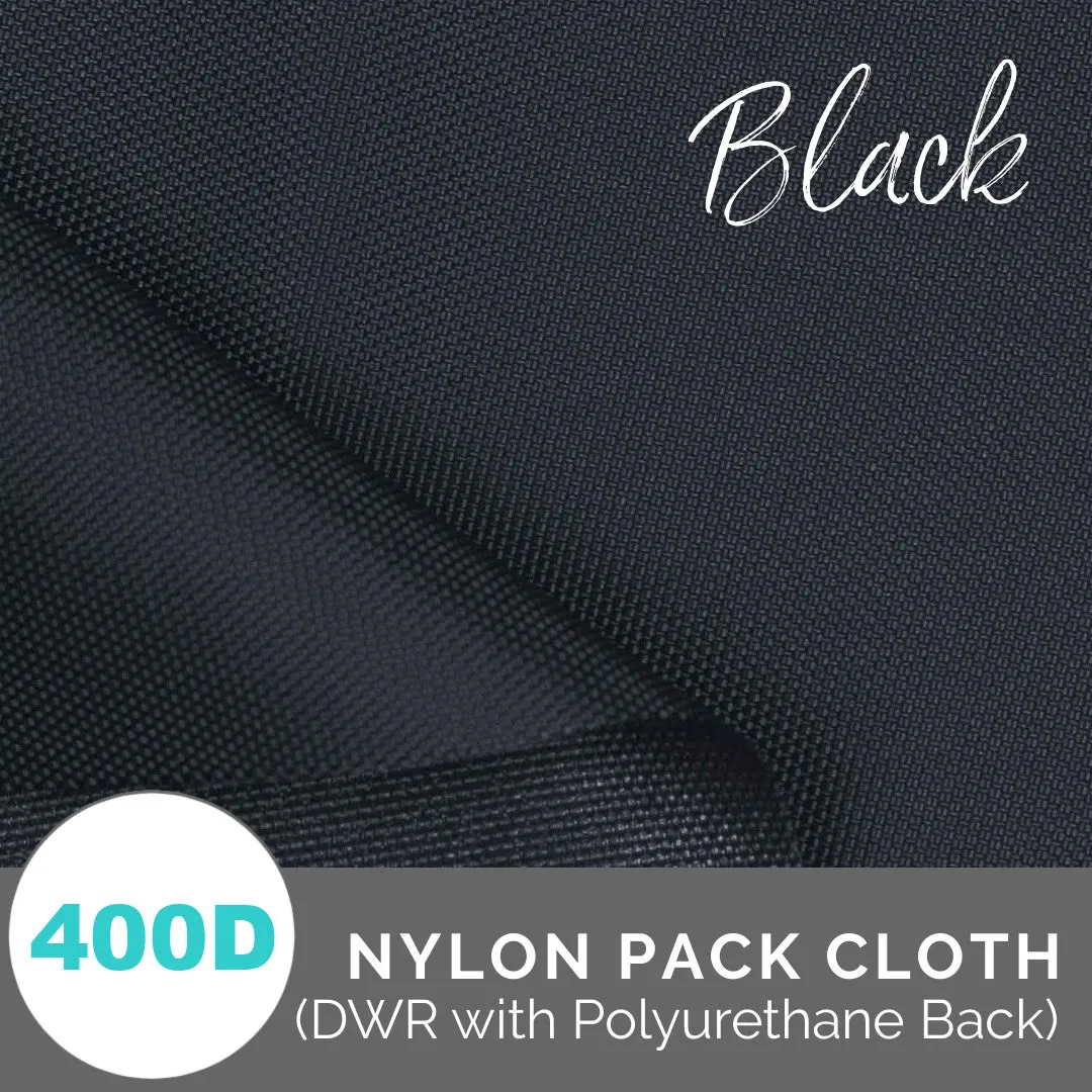Nylon Pack Cloth (400 Denier) DWR, Urethane Coated