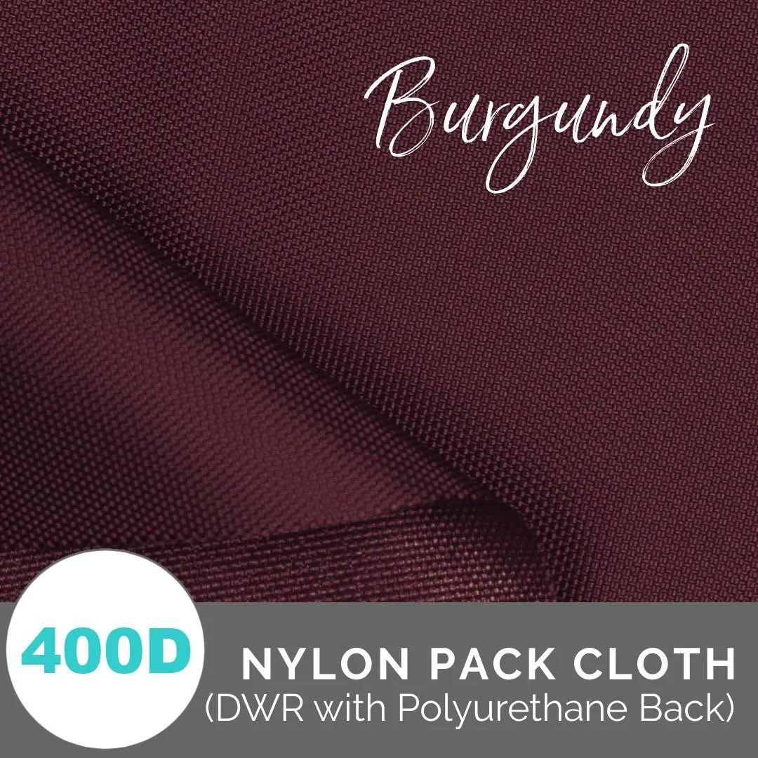 Nylon Pack Cloth (400 Denier) DWR, Urethane Coated