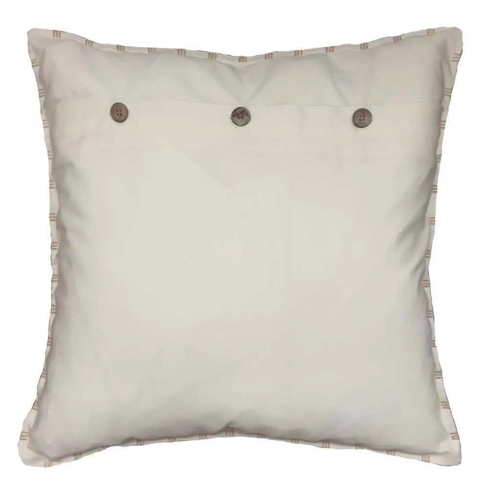 Outdoor Reverse Storm White Lounge Cushion 55 x 55 cm