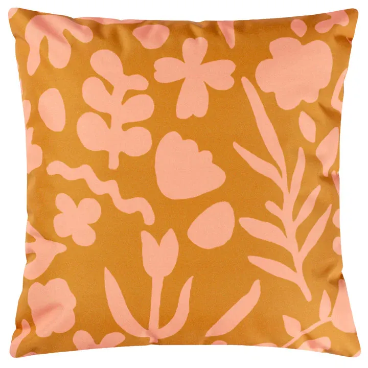 Outdoor Scatter Cushion Cover 43 x 43cm - Floral Print