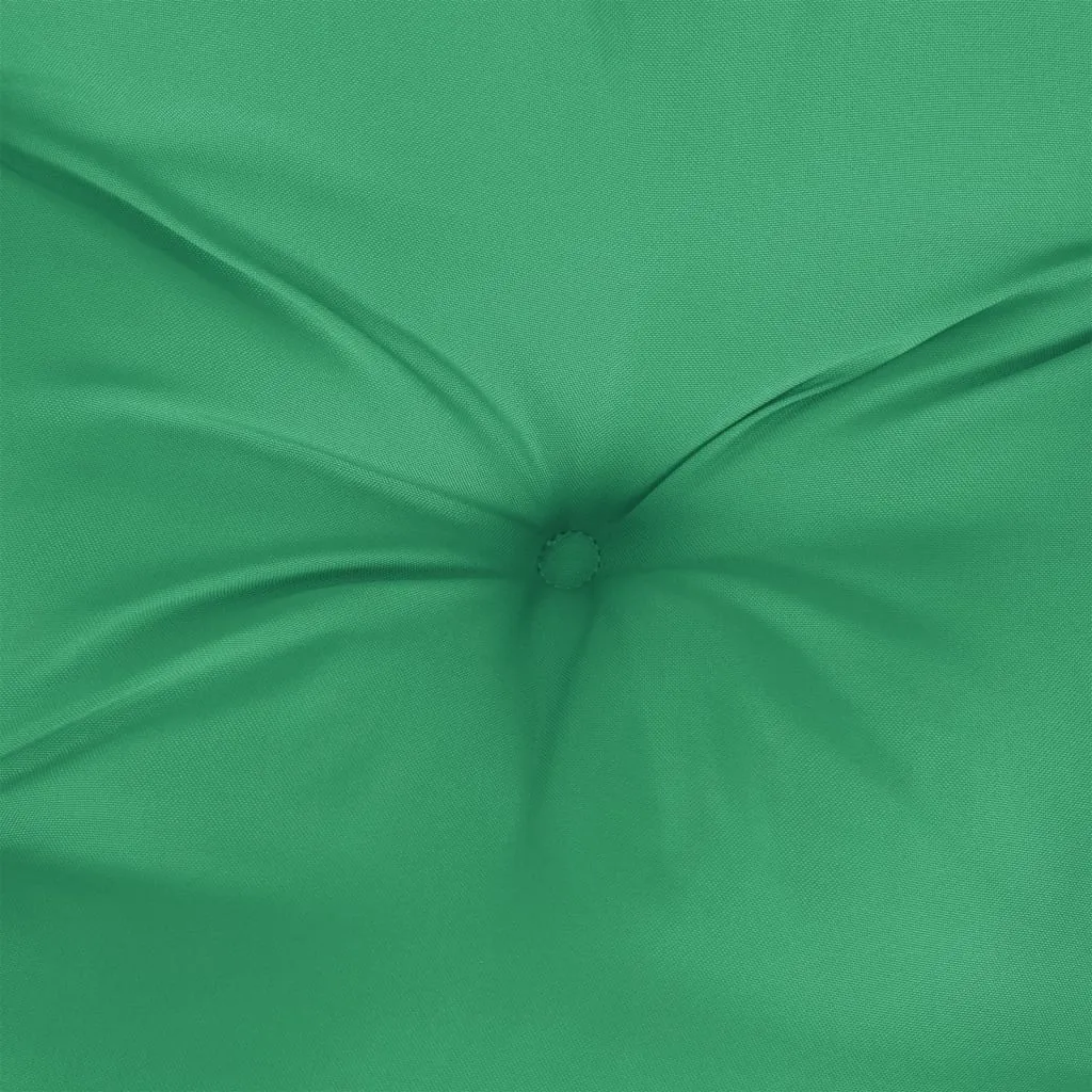 Pallet Cushions 3 pcs Green Fabric