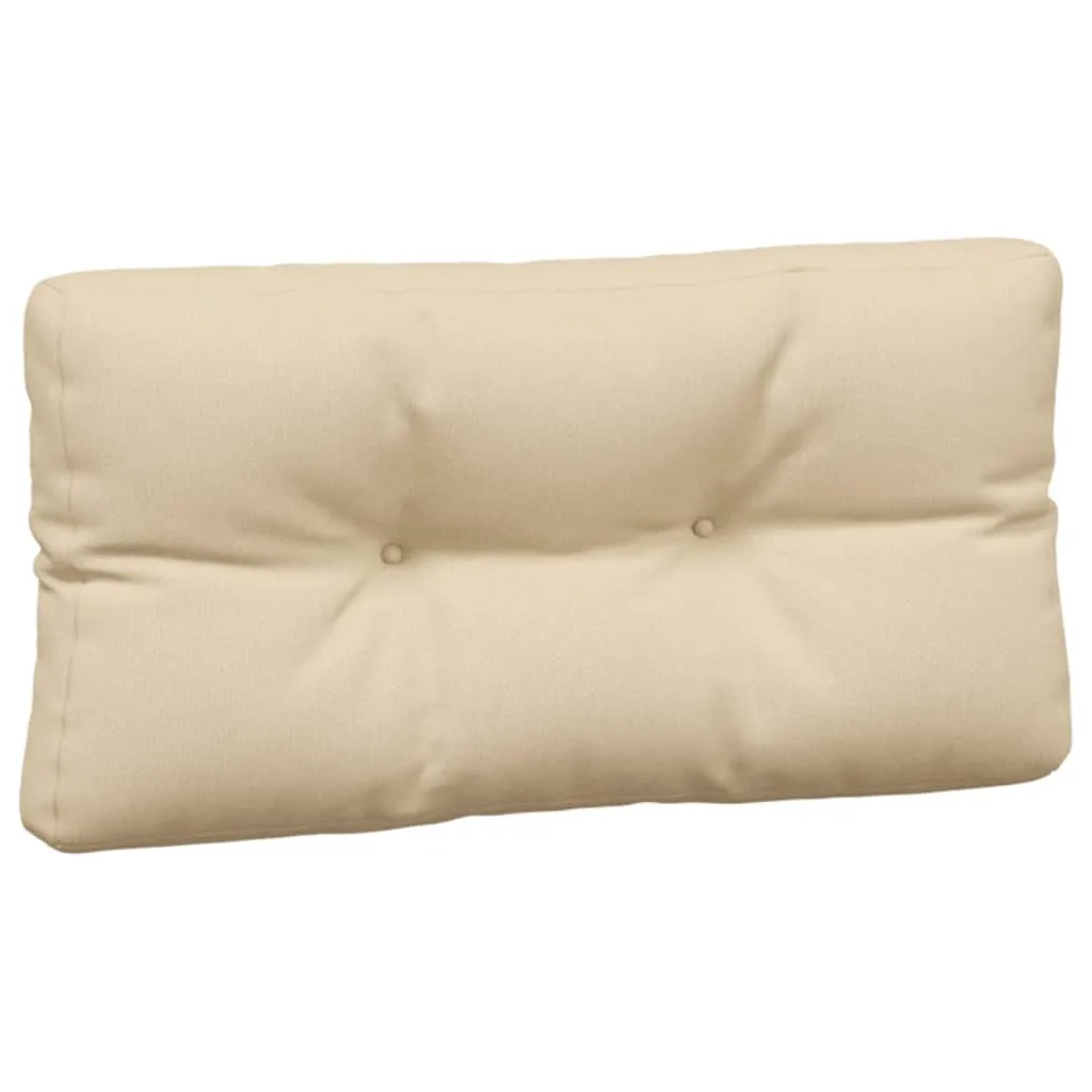 Pallet Cushions 5 pcs Beige Fabric