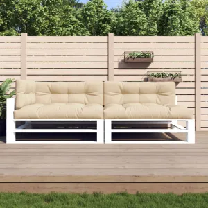 Pallet Cushions 5 pcs Beige Fabric